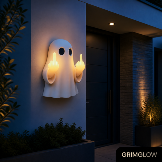 Halloween Middle Finger Ghost
